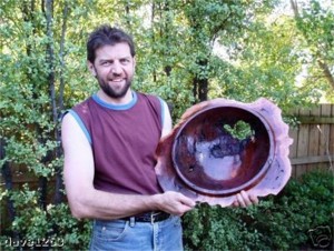 David with Redgum Burl bowl